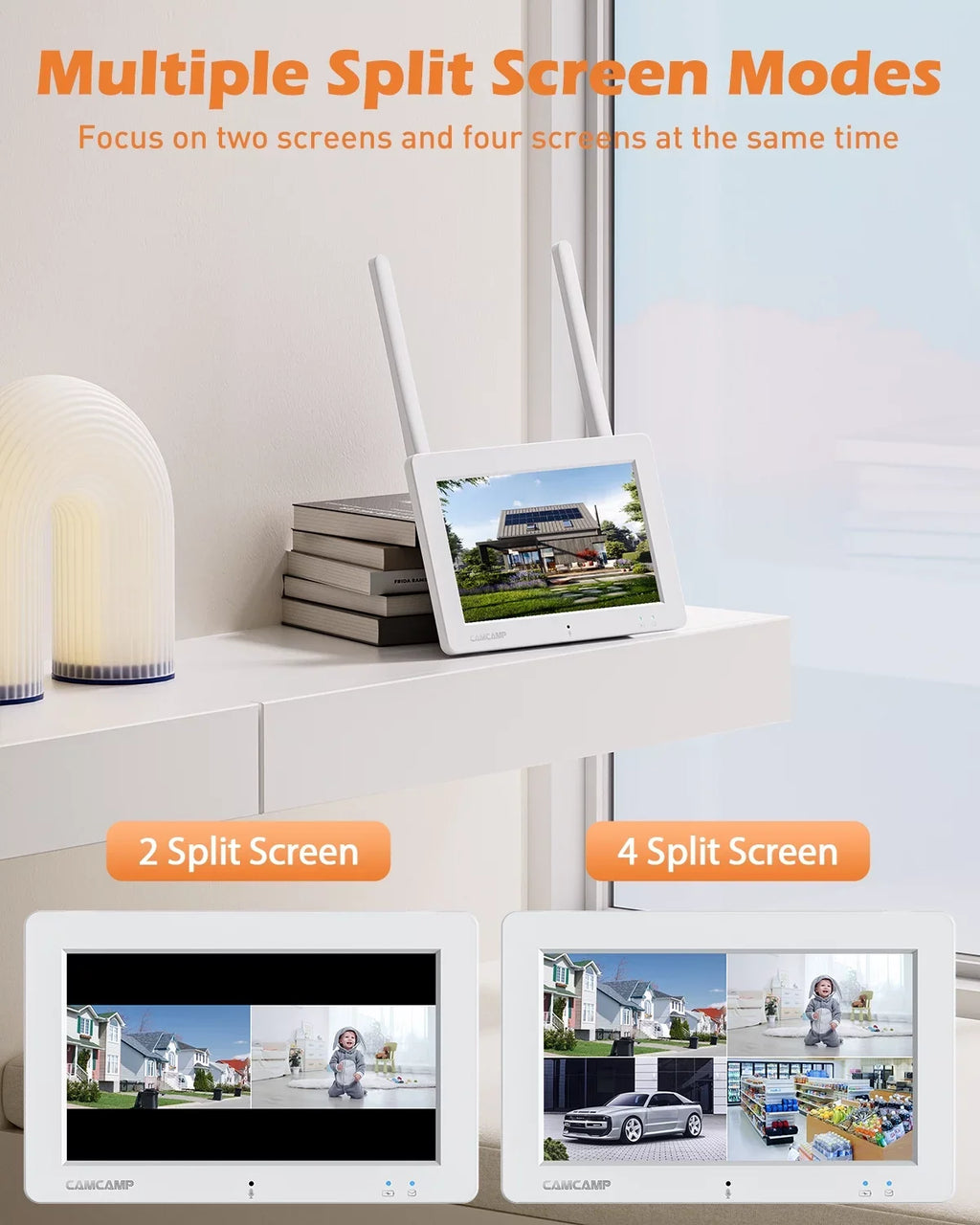 Remote 1080P Waterproof Vision, W300 Alert, Surveillance Alert Toguard Security NVR with Wi-Fi Access, System & (Only 8CH Motion Night Wi-Fi) Supports Email Camera CCTV Detection 4Pc, 2.4GHz