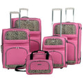 LUGGAGE PINK Rockland 5PC SET F07L-PINK -