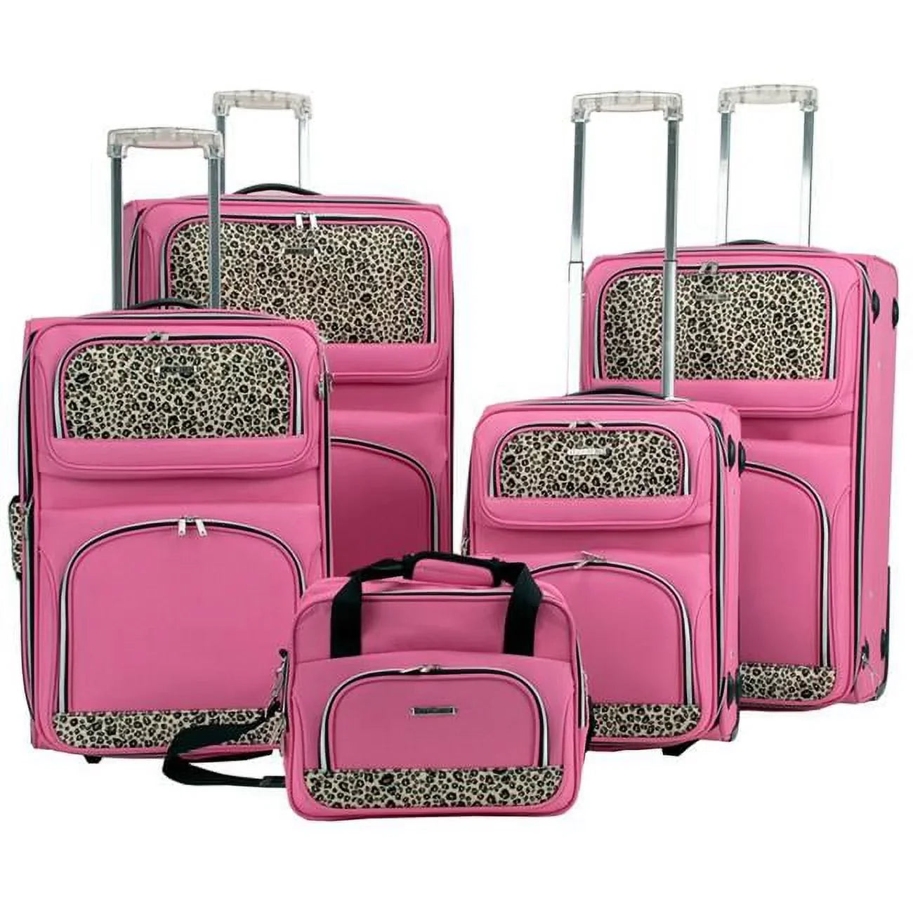LUGGAGE PINK Rockland 5PC SET F07L-PINK -